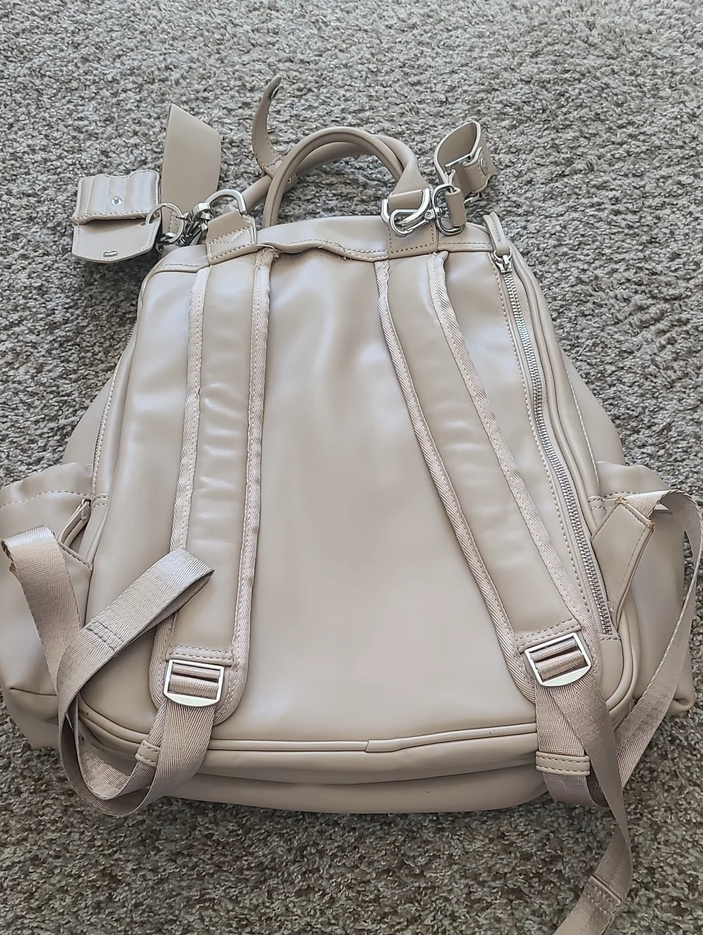 Ju-Ju-Be Beyond Million Pocketsl Quilted Backpack with Top Handles